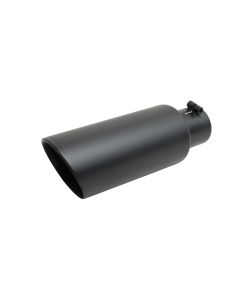 Gibson Black Ceramic Rolled Edge Angle Exhaust Tip - 500661-B