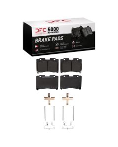 DFC 93-98 Toyota Supra Front 5000 Advanced Ceramic Brake Pads and Hardware Kit - 1551-0629-01