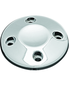 Chrome ISO Grip End Cap - Kuryakyn 6244