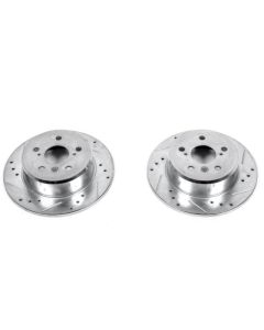 Power Stop 92-96 Lexus ES300 Rear Evolution Drilled & Slotted Rotors - Pair - JBR713XPR