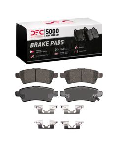 DFC 05-12 Nissan Pathfinder Rear 5000 Advanced Ceramic Brake Pads and Hardware Kit - 1551-1101-01
