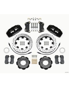 Wilwood Dynapro 6 Front Hat Kit 12.19in Drilled 2012 Fiat 500 w/ Lines - 140-12767-D