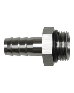 DeatschWerks 10AN ORB Male to 1/2in Male Triple Barb Fitting (Incl O-Ring) - Anodized DW Titanium - 6-02-0518