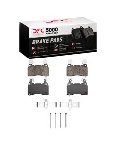 DFC 10-15 Chevrolet Camaro Front 5000 Advanced Low Metallic Brake Pads and Hardware Kit - 1551-1474-01