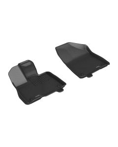 3D MAXpider 21-24 Toyota Sienna Kagu 1st Row Floormats - Black - L1TY27211509