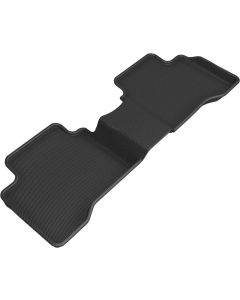 3D MAXpider 21-22 Hyundai Elantra Hybrid Kagu 2nd Row Floormat - Black (3Pcs) - L1HY11121509