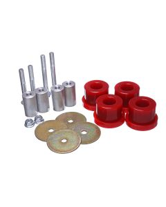 Energy Suspension 2015 Ford Mustang (Exc Cobra) Red Differential Mount Bushing Set - 4.1139R