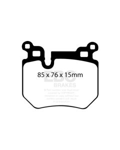 EBC 08-10 BMW 135 3.0 Twin Turbo Greenstuff Rear Brake Pads - DP21996
