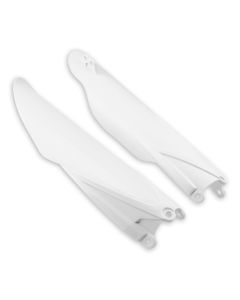 Cycra 10+ Yamaha WR250F-450/YZ125-450FX Fork Guards - White - 1CYC-6901-42