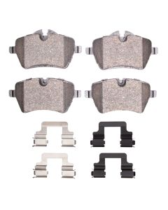 DFC 02-16 Mini Cooper (Excl Clubman) Front Euro 5000 Ceramic Brake Pads and Hardware Kit - 1600-1204-01