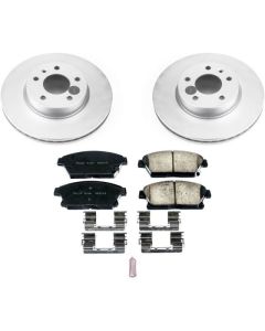 Power Stop 13-18 Cadillac ATS Front Z17 Evolution Geomet Coated Brake Kit - CRK6386