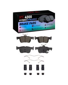 DFC 13-24 Ford Fusion Rear 4000 HybriDynamic Brake Pads and Hardware Kit - 4000-1665-01