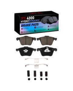 DFC 03-09 Volvo XC90 Front 4000 HybriDynamic Brake Pads and Hardware Kit - 4000-1003-01