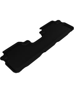 3D MAXpider 2008-2013 Toyota Highlander Kagu 2nd Row Floormats - Black - L1TY15021509