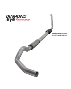 Diamond Eye KIT 5in TB SGL AL: 94-97 FORD 7.3L F250/F350 PWRSTROKE NFS W/ CARB EQUIV STDS - K5314A