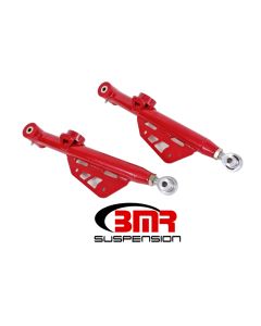 BMR 99-04 Mustang Single Adj. Lower Control Arms / Rod End (Polyurethane) - Red - TCA053R