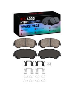 DFC 14-23 Nissan X-Trail (Mexico) Front 4000 HybriDynamic Brake Pads and Hardware Kit - 4000-1737-01