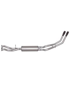 Gibson 96-99 Chevrolet Tahoe LS 4-Door 5.7L 2.25in Cat-Back Dual Sport Exhaust - Stainless - 65401