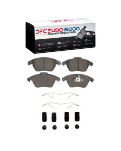 DFC 05-19 Volkswagen Jetta Sedan Front Euro 5000 Ceramic Brake Pads and Hardware Kit - 1600-1107-21