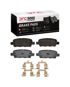 DFC 08-13 Nissan Rogue Rear 5000 Advanced Ceramic Brake Pads and Hardware Kit - 1551-0905-02