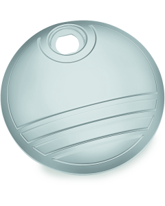 Sleek Chrome Fuel Door: Kuryakyn Tri-Line 6968