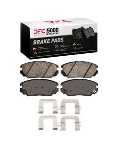 DFC 05-11 Hyundai Azera Front 5000 Advanced Ceramic Brake Pads and Hardware Kit - 1551-1125-01