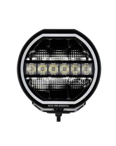 Go Rhino Xplor Blackout Series Maxline LED Hi/Low Beam w/Multi DRL (Surface Mount) 9in. - Blk - 751440911CRS
