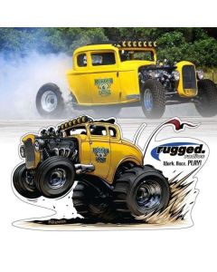 Rugged Radios Rugged Radios 32 Die Cut Sticker - STICKER-RUGGED32-NI