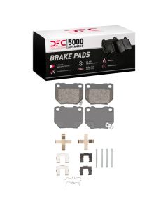 DFC 89-96 Nissan 300ZX Rear 5000 Advanced Semi Metallic Brake Pads and Hardware Kit - 1551-0461-01