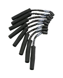 Granatelli 99-23 GM Truck V8 Perf Coil-Near-Plug Wire Conn Kit w/9in Lead/Black Jacket/Sleeve - 28-1629HTBB