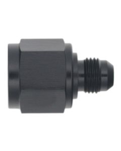 DeatschWerks 10AN Female Flare to 6AN Male Flare Reducer - Anodized Matte Black - 6-02-0219-B