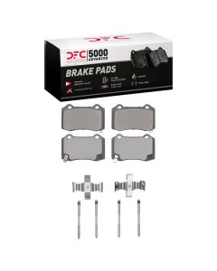 DFC 18-25 Dodge Durango Rear 5000 Advanced Low Metallic Brake Pads and Hardware Kit - 1551-1053-03