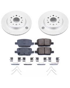 Power Stop 18-19 Buick Enclave Rear Z17 Evolution Geomet Coated Brake Kit - CRK7411