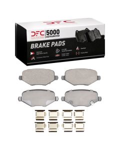DFC 12-16 Chrysler Town & Country Rear 5000 Advanced Ceramic Brake Pads and Hardware Kit - 1551-1719-01