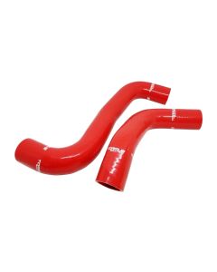 Torque Solution 08-14 Subaru WRX / 08-18 STI / 09-13 Forester XT Silicone Radiator Hose Kit - Red - TS-SU-420RD