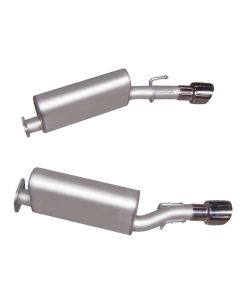Gibson 05-06 Pontiac GTO Base 6.0L 2.5in Axle-Back Dual Exhaust - Stainless - 618000