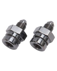 Russell Performance -3 AN SAE Adapter Fitting (2 pcs.) (Black) - 641293