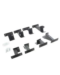 Go Rhino 2020+ Jeep Gladiator JT 4DR Crew Cab Dominator Xtreme Frame Slider Mounting Brackets Only - FSD4516TK