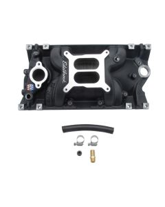 Edelbrock Manifold Performer Eps SB Chevy Vortec Black Finish - 27163