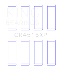 King Ford/Mazda Duratec 121ci 2.0L 16V (Size .026) Connecting Rod Bearings (Set of 4) - CR4515XP.026