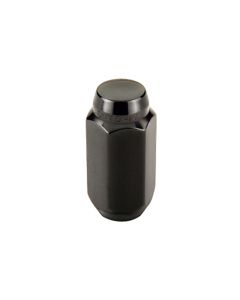 McGard Hex Lug Nut (Cone Seat) M14X1.5 / 13/16 Hex / 1.945in. Length (4-Pack) - Black - 64022