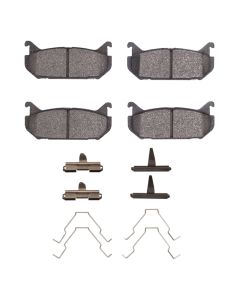 DFC 93-02 Ford Probe Rear 5000 Advanced Ceramic Brake Pads and Hardware Kit - 1551-0584-01
