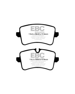 EBC 11 Audi A6 2.0 Turbo Greenstuff Rear Brake Pads - DP22082