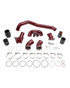 Wehrli 07.5-10 GMC/Chevrolet 6.6L Duramax Stage 1 High Flow Intake Bundle Kit - WCFab Red - WCF100324-RED