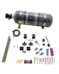 Nitrous Express 4 Cyl Gas (100-250HP) Nitrous Kit w/Composite Bottle - 80004-12
