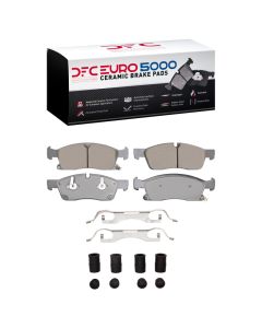 DFC 11-22 Dodge Durango Front Euro 5000 Ceramic Brake Pads and Hardware Kit - 1600-1904-11