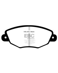 EBC 01-04 Jaguar X-Type 2.5 Greenstuff Front Brake Pads - DP21322
