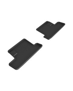 3D MAXipder 2023 Toyota GR86 / Subaru BRZ Kagu Black Floor Mat - Row 2 - L1TY28321509