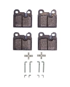 DFC 87-89 Alfa Romeo MILANO Rear 5000 Advanced Low Metallic Brake Pads and Hardware Kit - 1551-0164-01