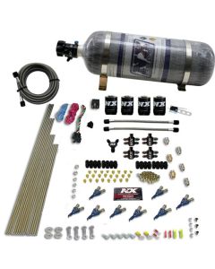 Nitrous Express 8 Cyl Alcohol Nitrous Kit (250-550HP) w/Composite Bottle - 80005-12